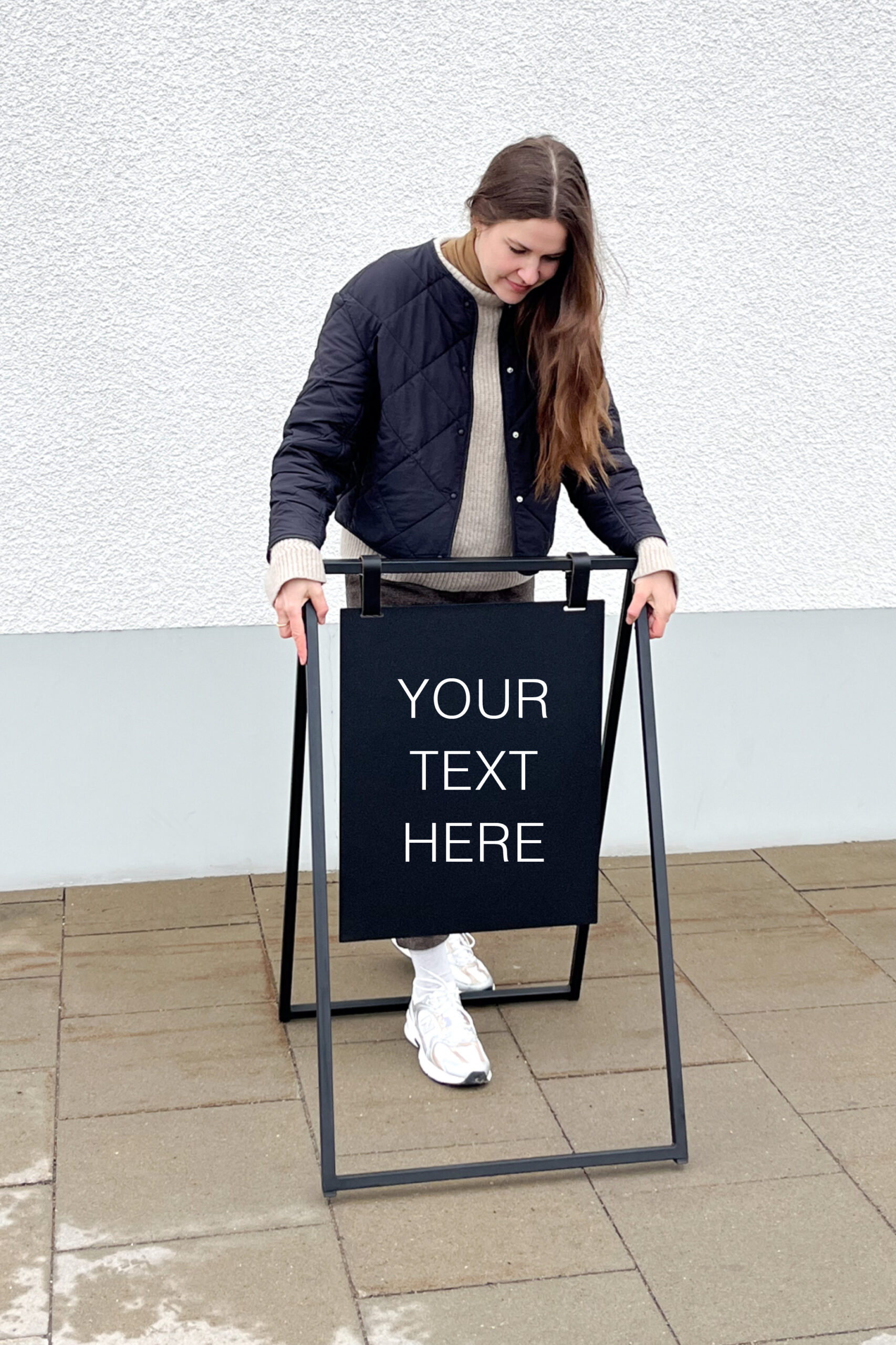 your text sidewalk sing black